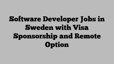 Software Developer Jobs in Sweden with Visa Sponsorship and Remote Option
